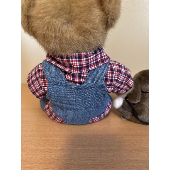 RARE Boyds Bears Chester and Fido 12" Best Dressed Series NWT Farmer Holiday - Picture 12 of 16